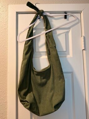 Pique slouchy corduroy bag NEW without tags